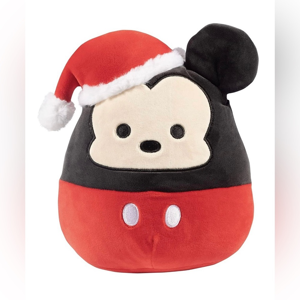 NWT Squishmallows Disney Mickey Mouse Santa Claus 8 Inch Christmas Plush